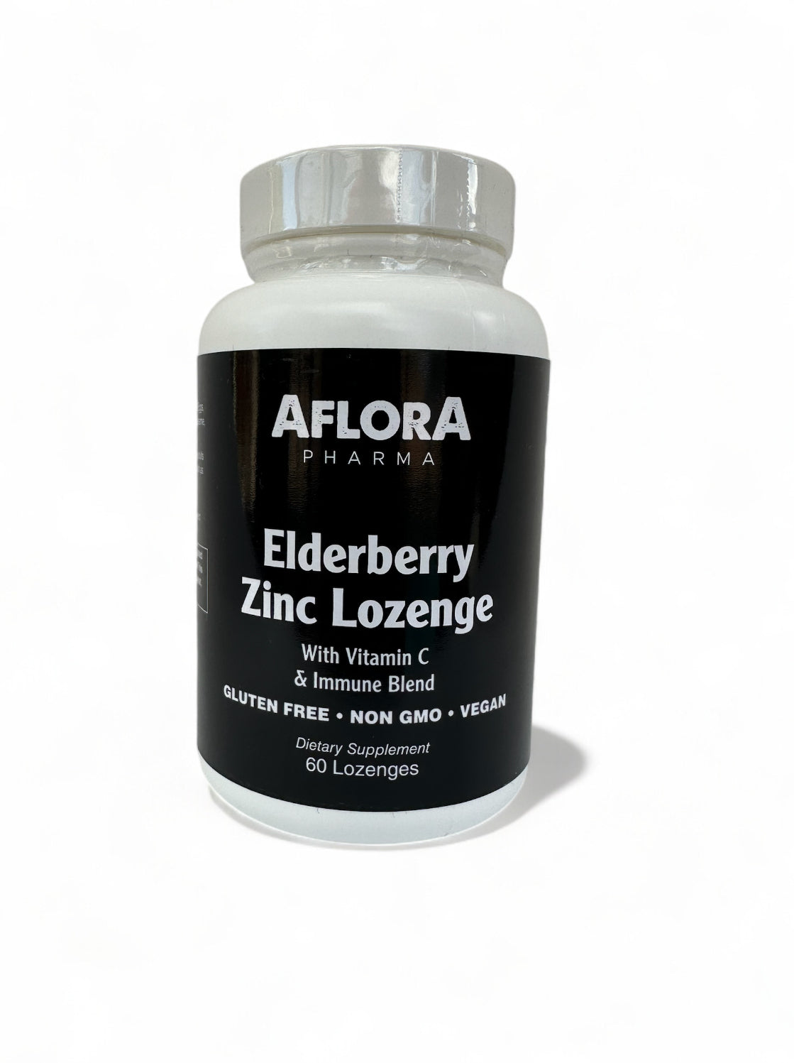 AFLORA PHARMA ELDERBERRY ZINC LOZENGES WITH VITAMIN C
